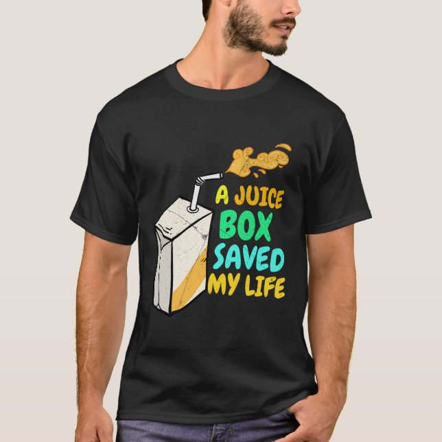 Camiseta Diabetic A Juice Box Savoy My Life Gift Diabetic (Anverso)
