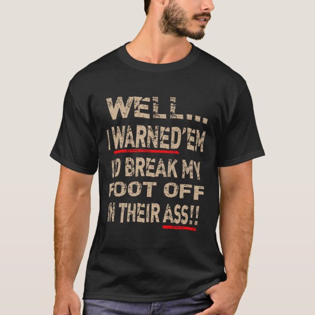 Camiseta Diabetic Amputee Leg Foot Cool Sense Of Humor Funn (Anverso)