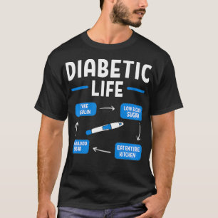 Camiseta Diabética divertida Diabetes Conciencia Pullover