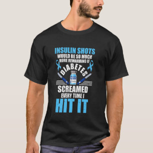 Camiseta Diabético de sangre con diabetes tipo 1 T1D