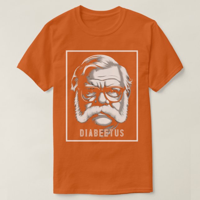 Camiseta Diabetus Wilford Brimley 1 (Diseño del anverso)