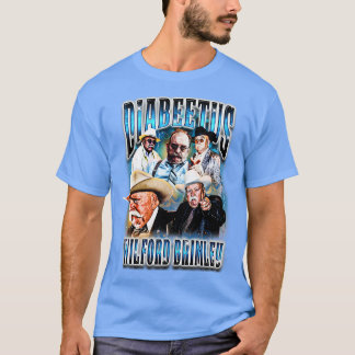 Camiseta Diabetus Wilford Brimley hip hop de los años 90