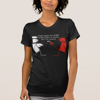 Camiseta diablo/ángel