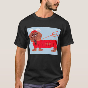 Camiseta Diablo Dachshund