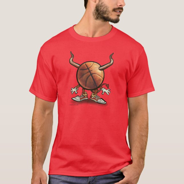 Camiseta Diablo de baloncesto (Anverso)