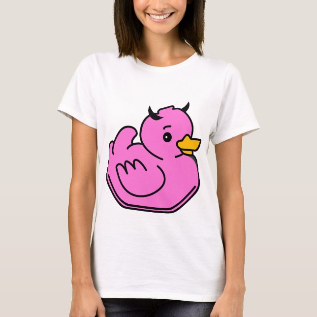 Camiseta Diablo de Girlie Ducky (Anverso)