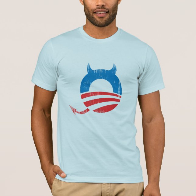 Camiseta Diablo de Obama (Anverso)