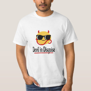 Camiseta diablo disfrazado Emoji Hot Trendy Funny