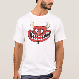 Camiseta Diablo malvado de risa loco
