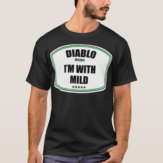 Camiseta DIABLO Paquete caliente Halloween Taco Costume Mat (Anverso)