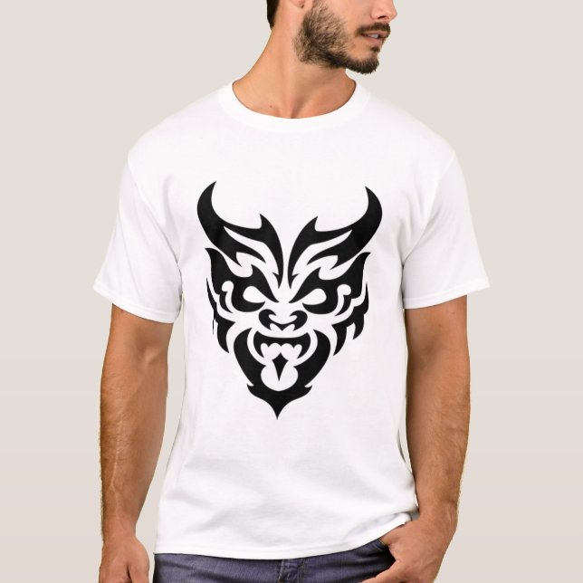 Camiseta diablo tribal (Anverso)