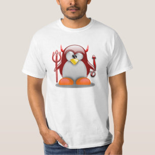 Camiseta Diablo Tux (Linux Tux)