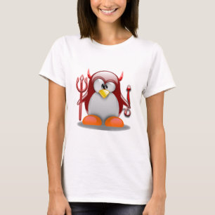 Camiseta Diablo Tux (Linux Tux)