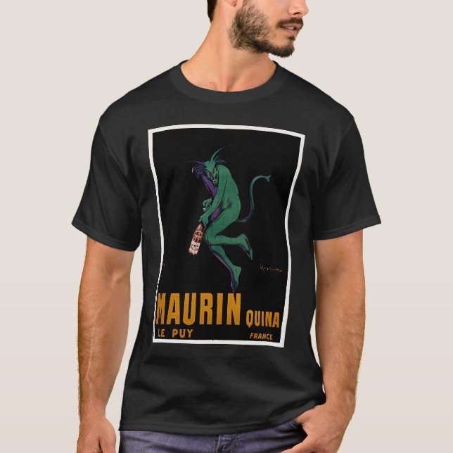 Camiseta Diablo verde de Maurin Quina por Cappiello (Anverso)