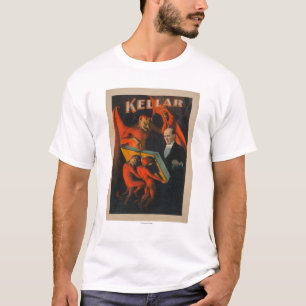 Camiseta Diablo y demonios de Kellar con el poster mágico