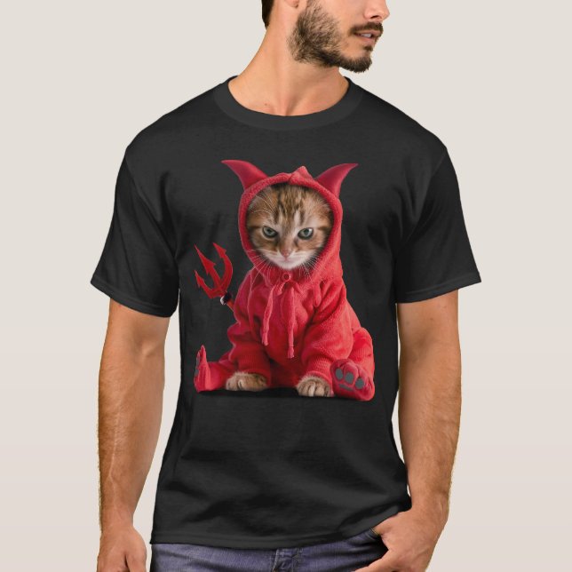 Camiseta Diablos de un pequeño gato (Anverso)