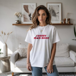 Camiseta Diablos materno del eslogan del víbice rojo divert