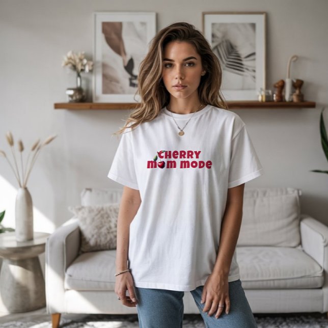 Camiseta Diablos materno del eslogan del víbice rojo divert (Subido por el creador)