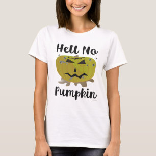 Camiseta Diablos sin calabaza Divertido lema de Halloween