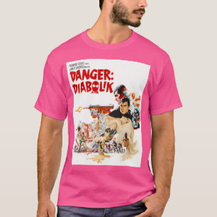 Camiseta Diabolik de peligro - Película de época ilustrada