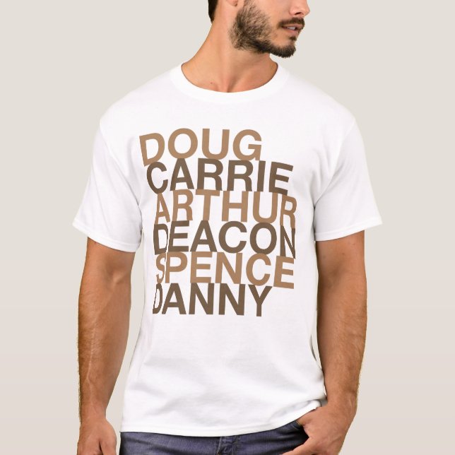 Camiseta Diácono de Doug Carrie Arturo (Anverso)