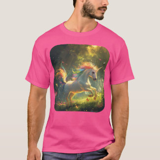 Camiseta Diadema de unicornio divertida para adultos y niño
