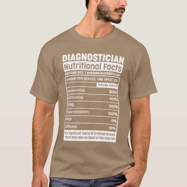 Camiseta DIAGNOSTICIAN Squadeam Professional Nutritional bo (Anverso)