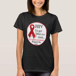 Camiseta Diagnóstico del Día Mundial del SIDA