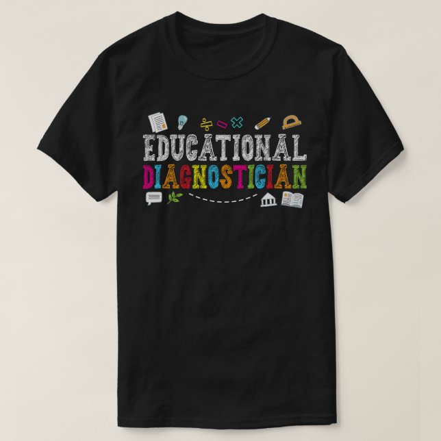 Camiseta Diagnóstico educativo de vuelta a los profesores e (Diseño del anverso)