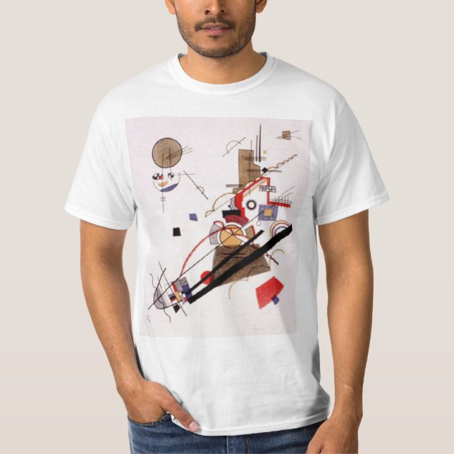 Camiseta Diagonals paralelas Wassily Kandinsky (Anverso)