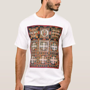 Camiseta Diagrama cósmico de Mandala para meditación