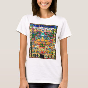 Camiseta Diagrama cósmico de Mandala para meditación