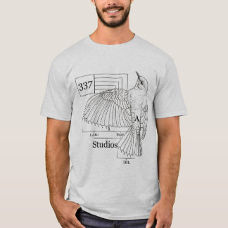 Camiseta Diagrama de 337 pájaros