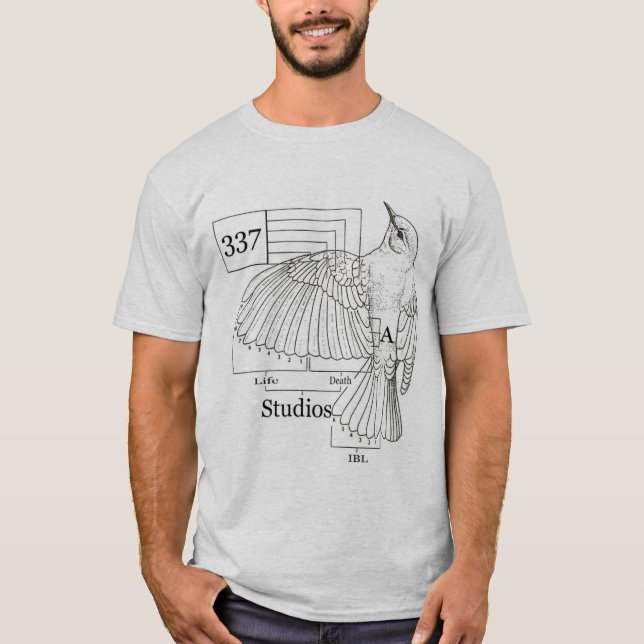 Camiseta Diagrama de 337 pájaros (Anverso)