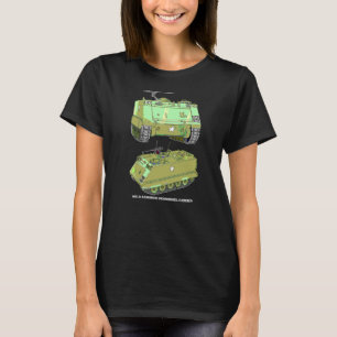 Camiseta Diagrama De Apc De Transporte De Personal Armado M