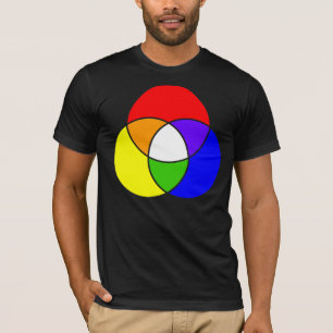 Camiseta diagrama de barras de color