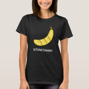 Camiseta Diagrama de carnicero I Frutas anatómicas Amarilla
