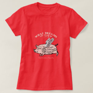 Camiseta Diagrama de cerdo volador