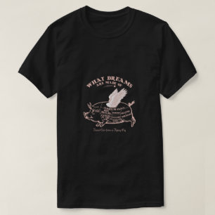 Camiseta Diagrama de cerdo volador