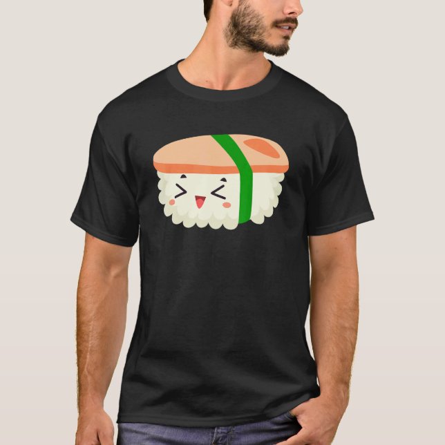 Camiseta Diagrama de instrucción de alimentos de Musubi spa (Anverso)