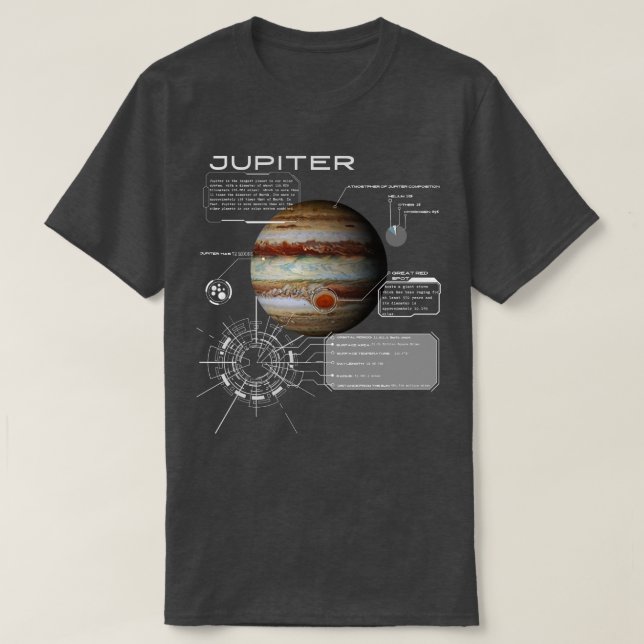 Camiseta Diagrama de Júpiter (Diseño del anverso)