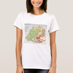 Camiseta Diagrama de la Ciudad del Vaticano de Vatikanstadt