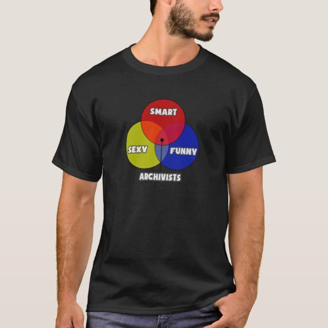 Camiseta Diagrama de Venn.. Archiveros (Anverso)