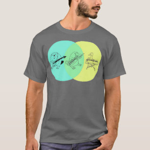 Camiseta Diagrama de Venn de Platypus Keytar