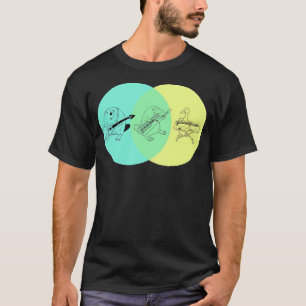 Camiseta Diagrama de Venn de Platypus Keytar