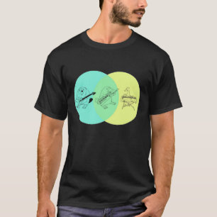 Camiseta Diagrama de Venn de Platypus Keytar