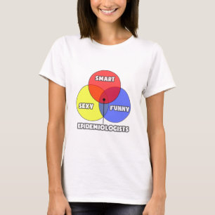 Camiseta Diagrama de Venn.. Epidemiólogos