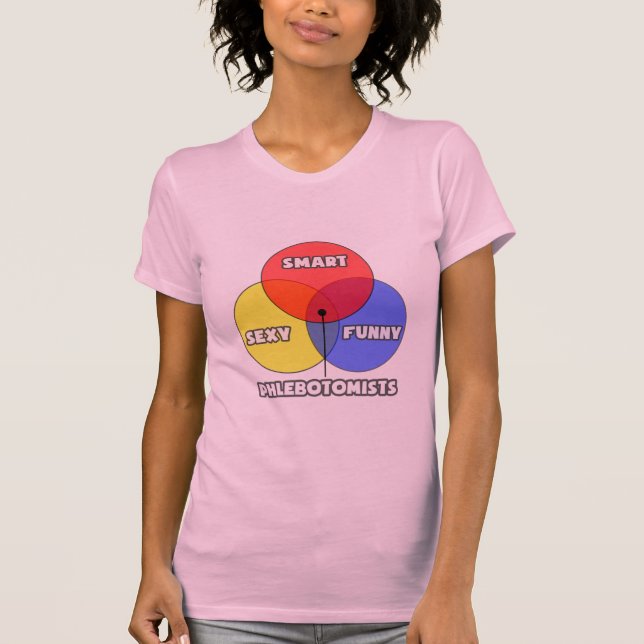 Camiseta Diagrama de Venn.. Flebotomistas (Anverso)