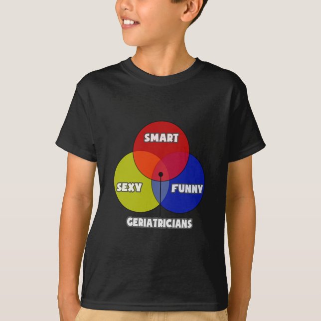 Camiseta Diagrama de Venn.. Geriatras (Anverso)