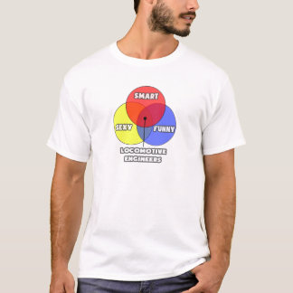 Camiseta Diagrama de Venn.. Ingenieros de locomotoras